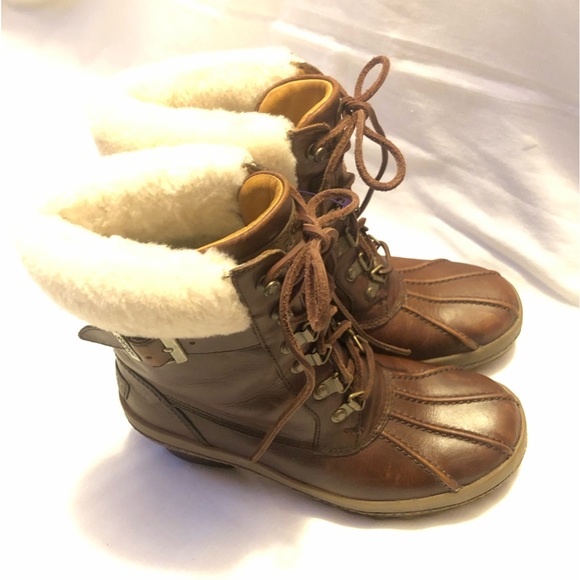 Sperry Gold cup Ava Duck brown leather boots - Picture 4 of 15